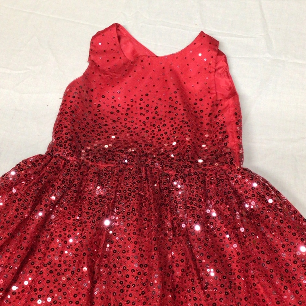 H&M Shimmering Red Sequin Dress
